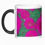 Mid Century Retro Floral 1970s 1960s Pattern 97 Morph Mug Left