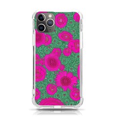 Mid Century Retro Floral 1970s 1960s Pattern 97 Iphone 11 Pro 5 8 Inch Tpu Uv Print Case by violetheavensky