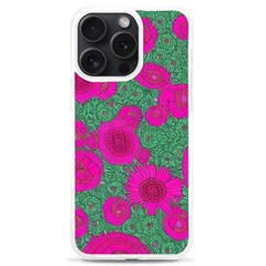 Mid Century Retro Floral 1970s 1960s Pattern 97 Iphone 15 Pro Max Tpu Uv Print Case by violetheavensky