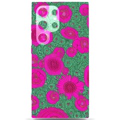 Mid Century Retro Floral 1970s 1960s Pattern 97 Samsung Galaxy S24 Ultra 6 9 Inch Black Tpu Uv Case by violetheavensky