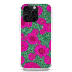 Mid Century Retro Floral 1970s 1960s Pattern 97 Iphone 16 Pro Tpu Uv Print Case by violetheavensky