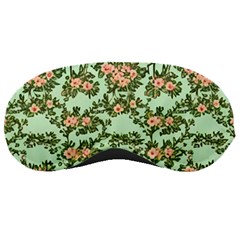 Retro 1880s Flowers Pattern 5 Sleep Mask by violetheavensky