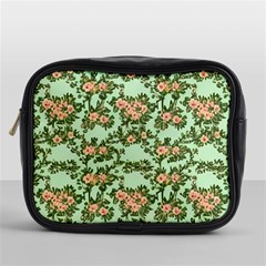 Retro 1880s Flowers Pattern 5 Mini Toiletries Bag (one Side) by violetheavensky