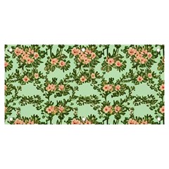 Retro 1880s Flowers Pattern 5 Banner And Sign 6  X 3  by violetheavensky