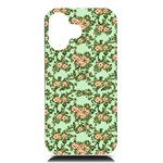 Retro 1880s Flowers Pattern 5 iPhone 16 Black UV Print PC Hardshell Case Front