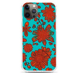 Mid Century Retro Floral 1970s 1960s Pattern 103 Iphone 12 Pro Max Tpu Uv Print Case by violetheavensky