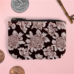 Mid Century Retro Floral 1970s 1960s Pattern 106 Mini Coin Purse Front