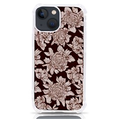 Mid Century Retro Floral 1970s 1960s Pattern 106 Iphone 13 Mini Tpu Uv Print Case by violetheavensky