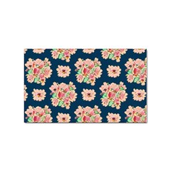 Retro 1880s Flowers Pattern 7 Sticker (rectangular) by violetheavensky