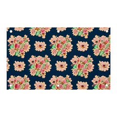 Retro 1880s Flowers Pattern 7 Banner And Sign 5  X 3  by violetheavensky