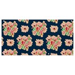 Retro 1880s Flowers Pattern 7 Banner and Sign 8  x 4  Front