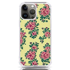 Retro 1880s Flowers Pattern 8 Iphone 13 Pro Max Tpu Uv Print Case by violetheavensky