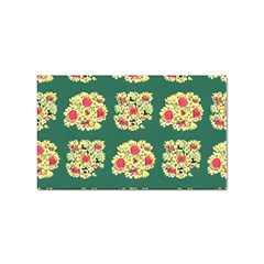 Retro 1880s Flowers Pattern 6 Sticker Rectangular (10 Pack) by violetheavensky