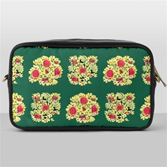 Retro 1880s Flowers Pattern 6 Toiletries Bag (one Side) by violetheavensky