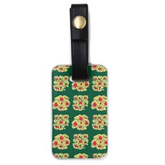 Retro 1880s Flowers Pattern 6 Luggage Tag (one Side) by violetheavensky