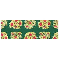 Retro 1880s Flowers Pattern 6 Banner And Sign 9  X 3  by violetheavensky