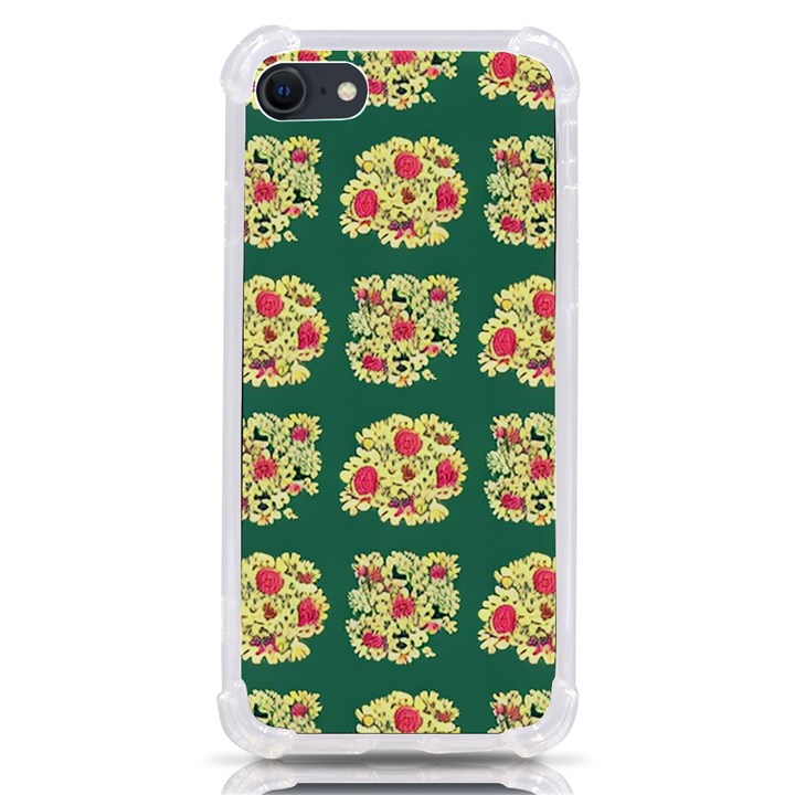 Retro 1880s Flowers Pattern 6 iPhone SE