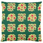 Retro 1880s Flowers Pattern 6 16  Baby Flannel Cushion Case (Two Sides) Front