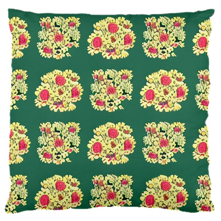 Retro 1880s Flowers Pattern 6 16  Baby Flannel Cushion Case (Two Sides)