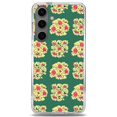 Retro 1880s Flowers Pattern 6 Samsung Galaxy S24 6 2 Inch Tpu Uv Case by violetheavensky