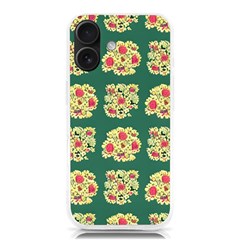 Retro 1880s Flowers Pattern 6 Iphone 16 Tpu Uv Print Case by violetheavensky