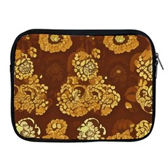 Mid Century Retro Floral 1970s 1960s Pattern 95 Apple Ipad 2/3/4 Zipper Cases by violetheavensky