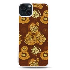 Mid Century Retro Floral 1970s 1960s Pattern 95 Iphone 15 Tpu Uv Print Case by violetheavensky