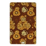 Mid Century Retro Floral 1970s 1960s Pattern 95 Name Card Style USB Flash Drive Front