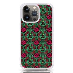 Retro 1880s Flowers Pattern 3 Iphone 13 Pro Tpu Uv Print Case by violetheavensky