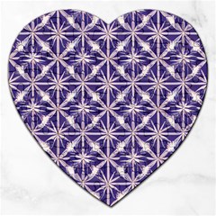 Royal Fractal Pattern 4 Jigsaw Puzzle (heart) by violetheavensky