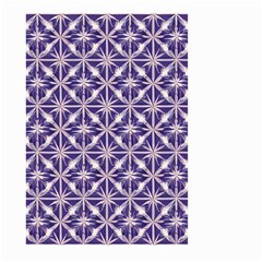 Royal Fractal Pattern 4 Large Garden Flag (two Sides) by violetheavensky