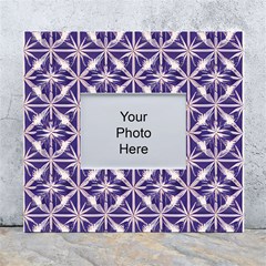 Royal Fractal Pattern 4 White Wall Photo Frame 5  X 7  by violetheavensky