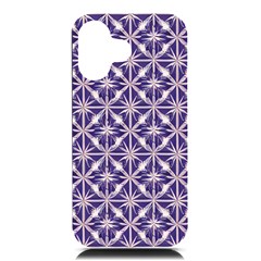 Royal Fractal Pattern 4 Iphone 16 Black Uv Print Pc Hardshell Case by violetheavensky