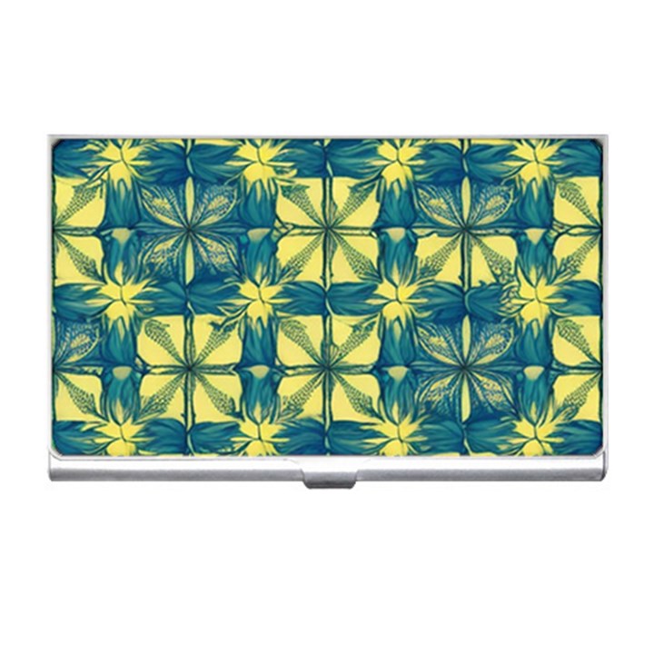 Royal Fractal Pattern 2 Business Card Holder