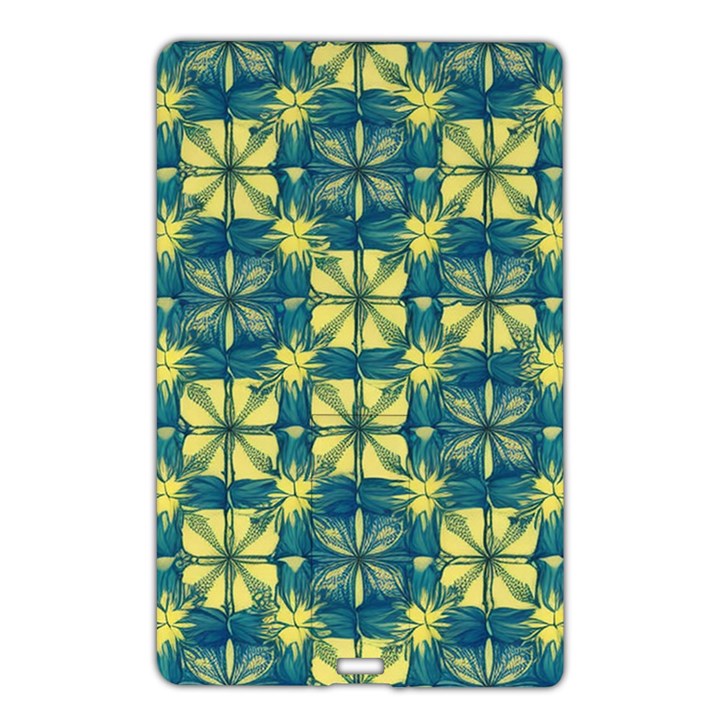 Royal Fractal Pattern 2 Name Card Style USB Flash Drive