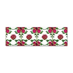 Retro 1880s Flowers Pattern 2 Sticker (bumper) by violetheavensky