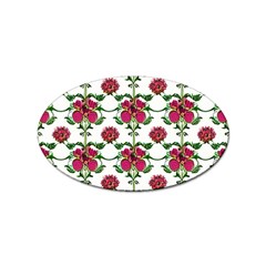 Retro 1880s Flowers Pattern 2 Sticker Oval (100 Pack) by violetheavensky