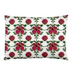 Retro 1880s Flowers Pattern 2 Pillow Case by violetheavensky