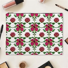 Retro 1880s Flowers Pattern 2 Cosmetic Bag (xl) by violetheavensky