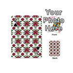 Retro 1880s Flowers Pattern 2 Playing Cards 54 Designs (Mini) Front - Spade2