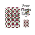 Retro 1880s Flowers Pattern 2 Playing Cards 54 Designs (Mini) Back