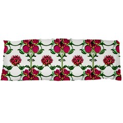 Retro 1880s Flowers Pattern 2 21 x60  Body Pillow Case Dakimakura (two Sides) by violetheavensky