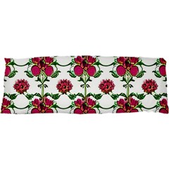 Retro 1880s Flowers Pattern 2 17 x47  Body Pillow Case Dakimakura (two Sides) by violetheavensky