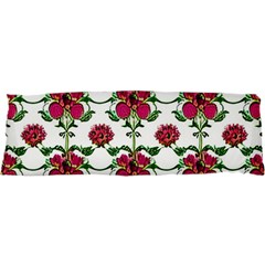 Retro 1880s Flowers Pattern 2 21 x63  Body Pillow Case Dakimakura (two Sides) by violetheavensky