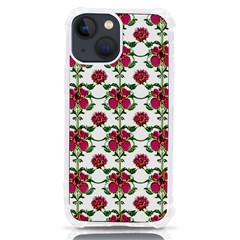 Retro 1880s Flowers Pattern 2 Iphone 13 Mini Tpu Uv Print Case by violetheavensky