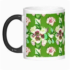 Retro 1880s Flowers Pattern 4 Morph Mug by violetheavensky