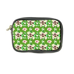 Retro 1880s Flowers Pattern 4 Coin Purse by violetheavensky