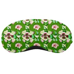 Retro 1880s Flowers Pattern 4 Sleep Mask by violetheavensky