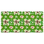 Retro 1880s Flowers Pattern 4 Banner and Sign 4  x 2  Front