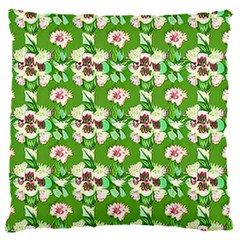 Retro 1880s Flowers Pattern 4 18  Baby Flannel Cushion Case (two Sides) by violetheavensky